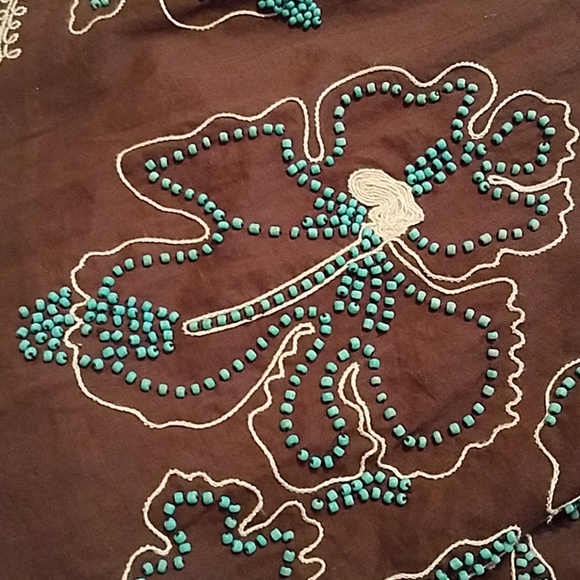 Tibi Beaded Embroidered Halter Dress - Picture 3 of 5